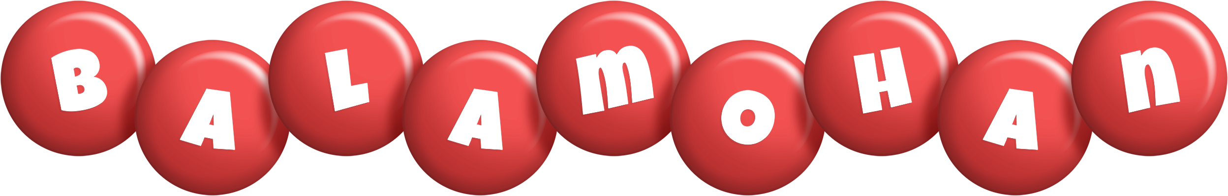 Balamohan candy-red logo