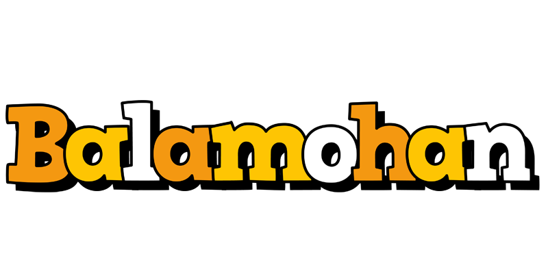 Balamohan cartoon logo