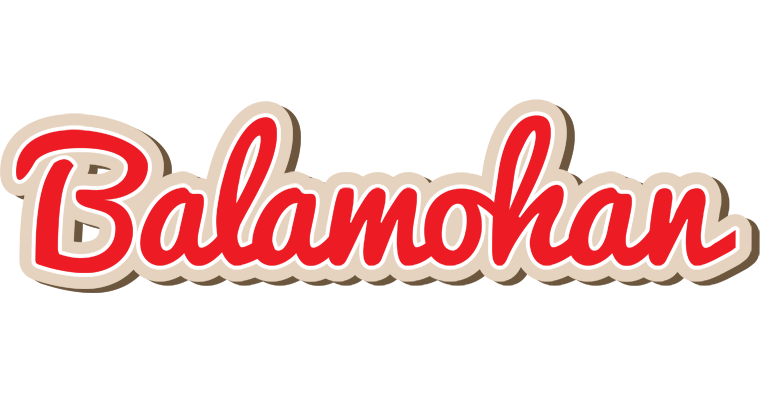 Balamohan chocolate logo