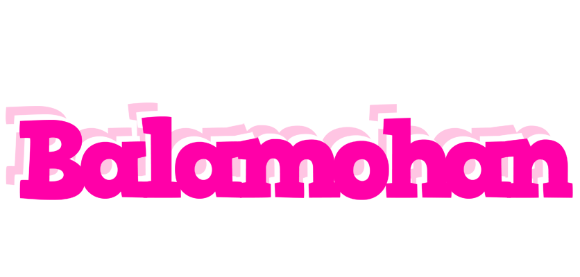 Balamohan dancing logo