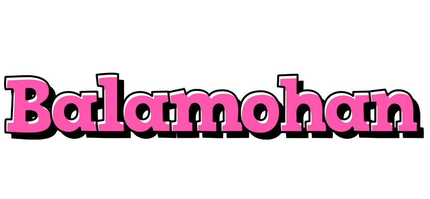 Balamohan girlish logo