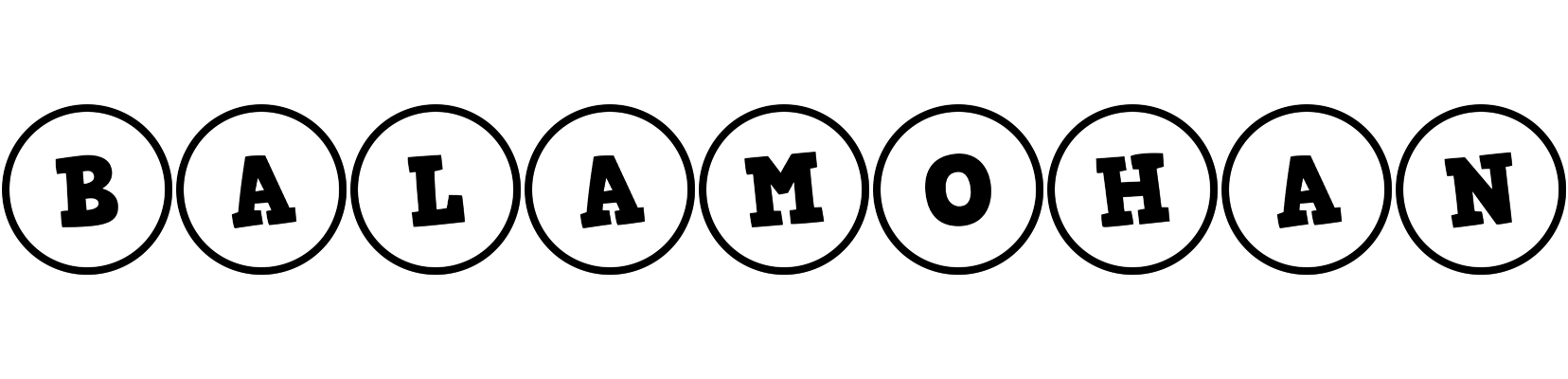 Balamohan handy logo