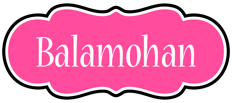 Balamohan invitation logo