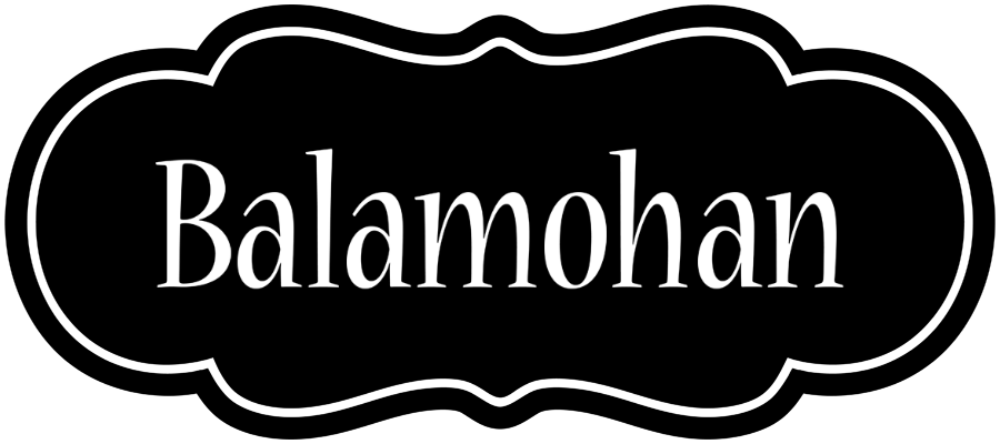 Balamohan welcome logo