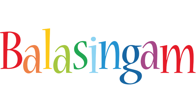 Balasingam birthday logo