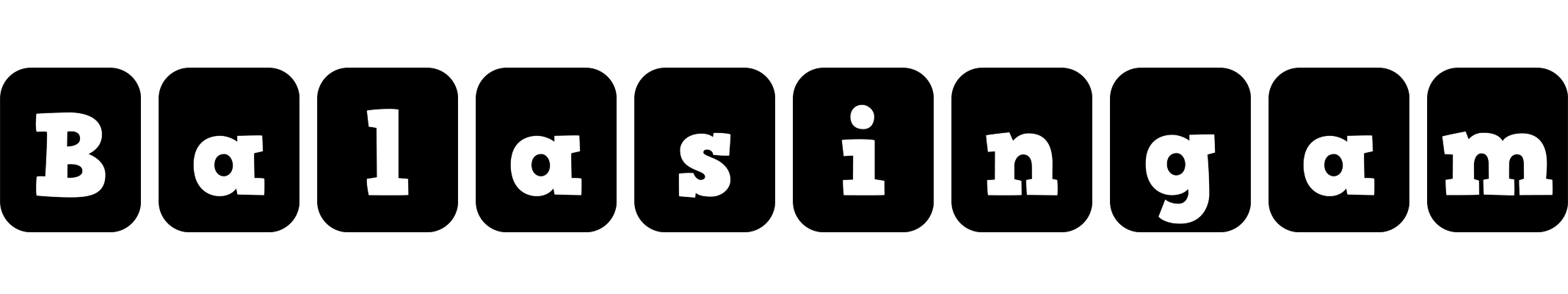 Balasingam box logo