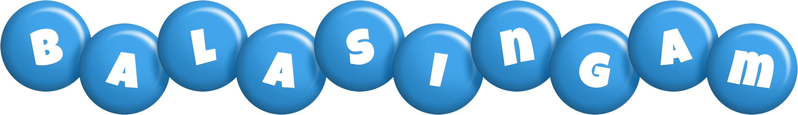 Balasingam candy-blue logo
