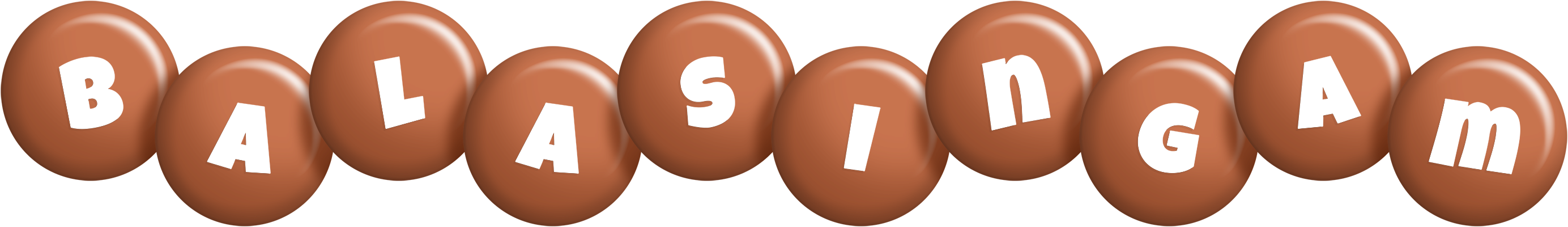 Balasingam candy-brown logo