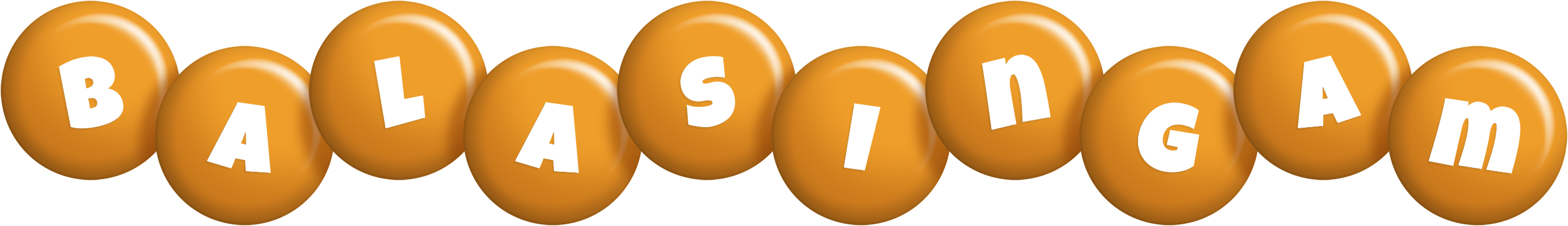 Balasingam candy-orange logo