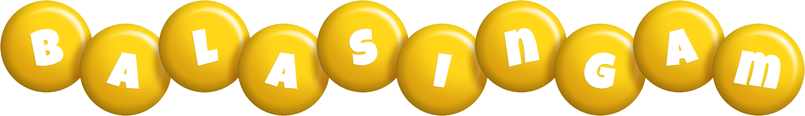 Balasingam candy-yellow logo