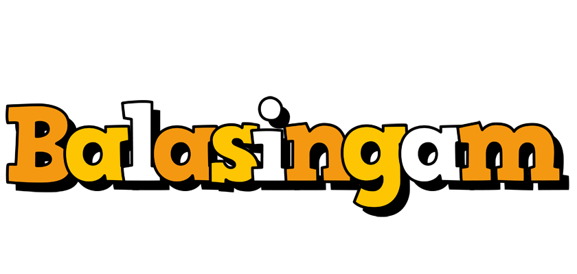 Balasingam cartoon logo