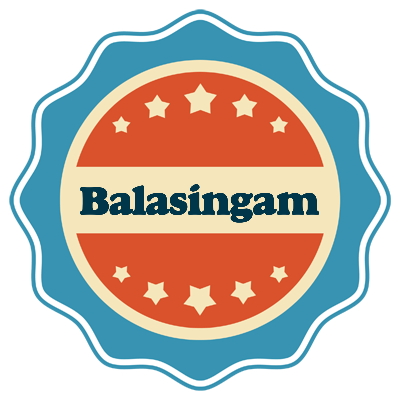 Balasingam labels logo