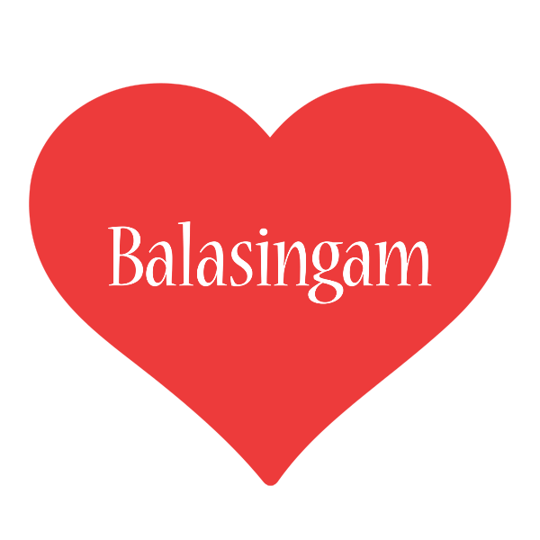 Balasingam love logo