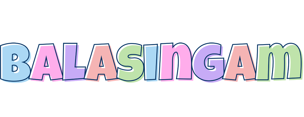 Balasingam pastel logo