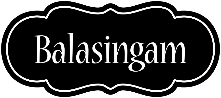 Balasingam welcome logo