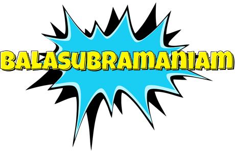 Balasubramaniam amazing logo