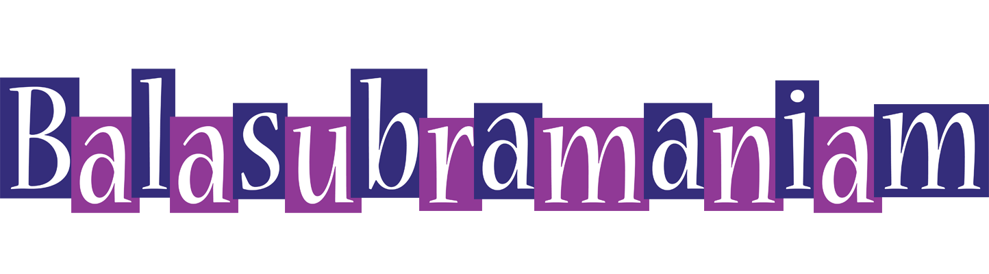 Balasubramaniam autumn logo