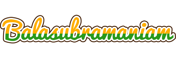 Balasubramaniam banana logo