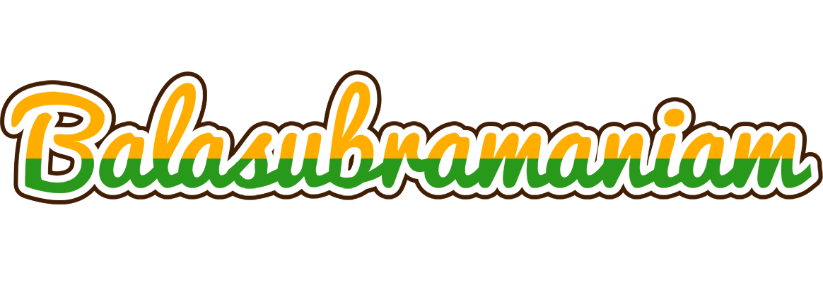 Balasubramaniam banana logo