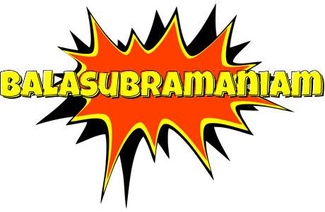 Balasubramaniam bazinga logo