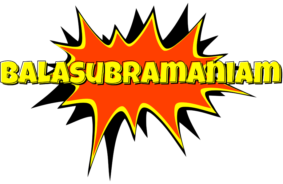Balasubramaniam bazinga logo