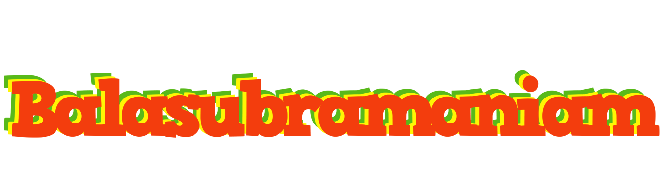 Balasubramaniam bbq logo