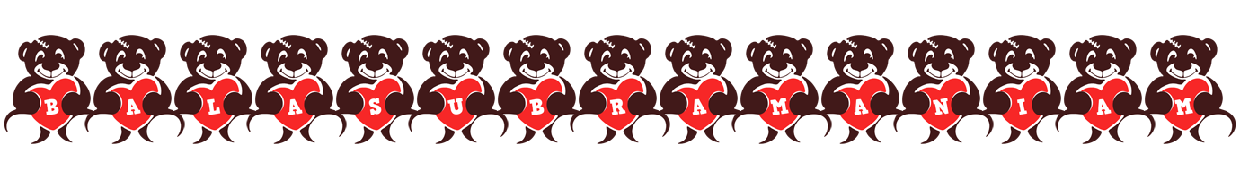 Balasubramaniam bear logo