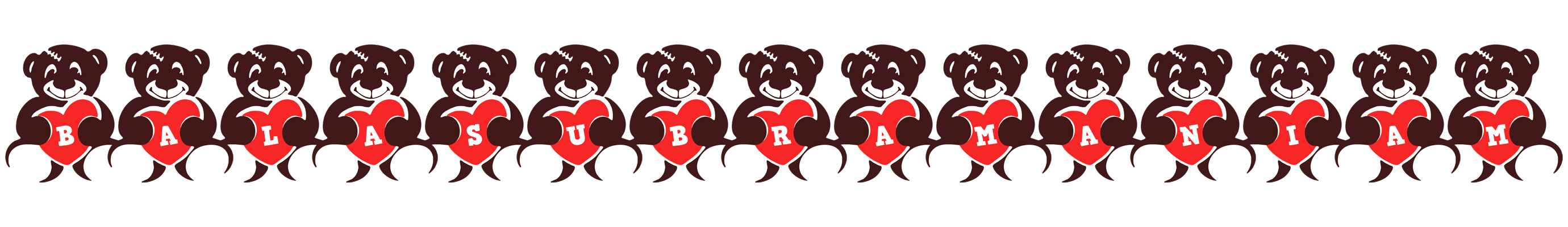 Balasubramaniam bear logo