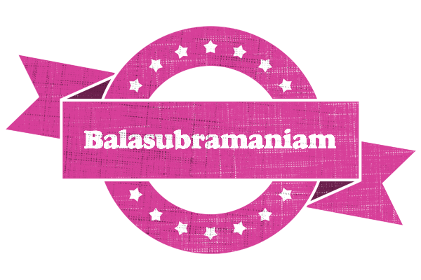 Balasubramaniam beauty logo