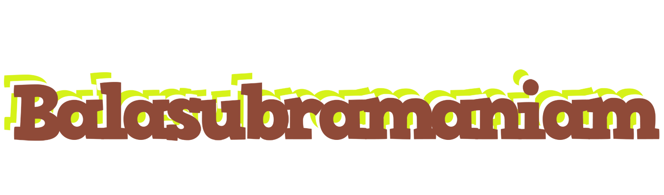 Balasubramaniam caffeebar logo