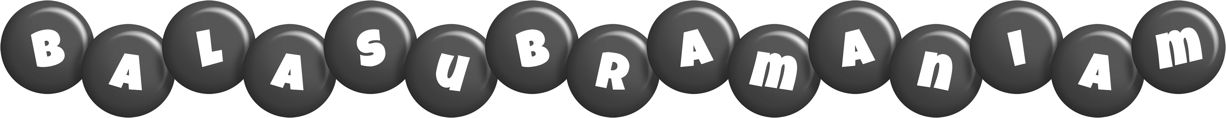 Balasubramaniam candy-black logo
