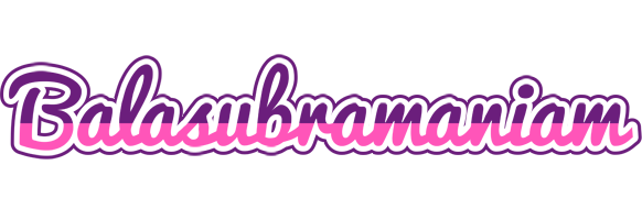 Balasubramaniam cheerful logo