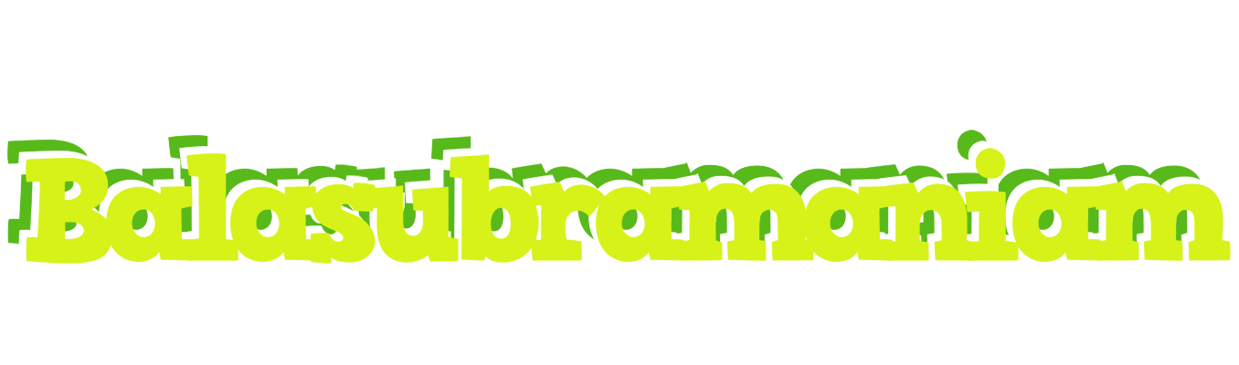 Balasubramaniam citrus logo