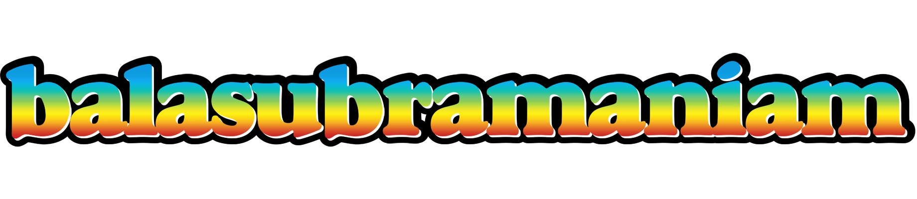 Balasubramaniam color logo
