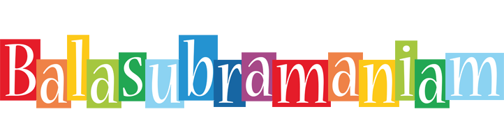 Balasubramaniam colors logo