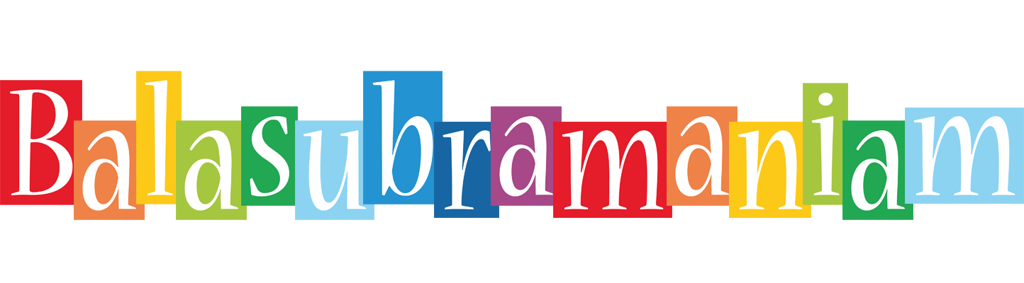 Balasubramaniam colors logo