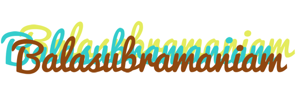 Balasubramaniam cupcake logo