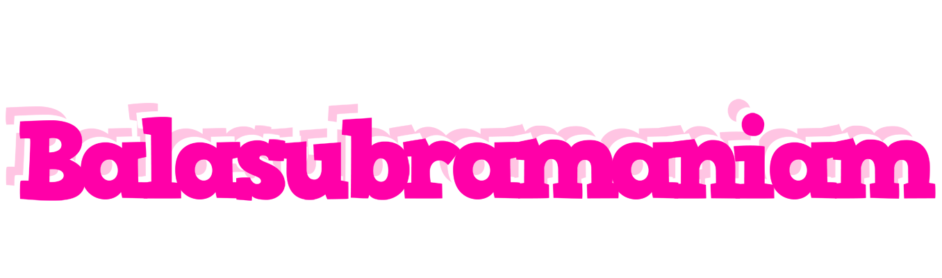 Balasubramaniam dancing logo
