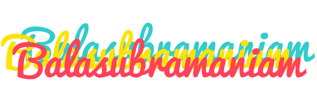 Balasubramaniam disco logo