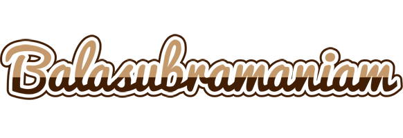 Balasubramaniam exclusive logo