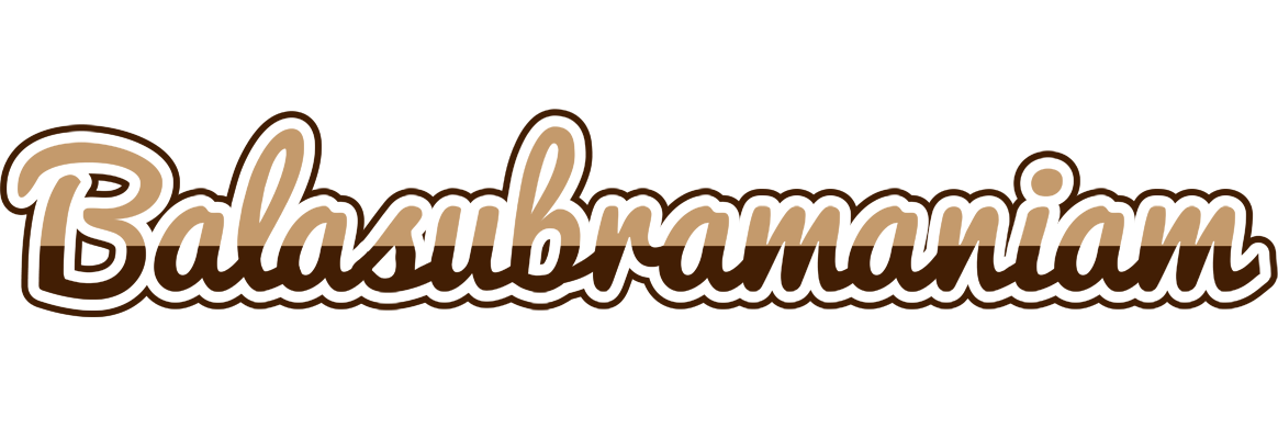 Balasubramaniam exclusive logo