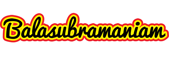 Balasubramaniam flaming logo