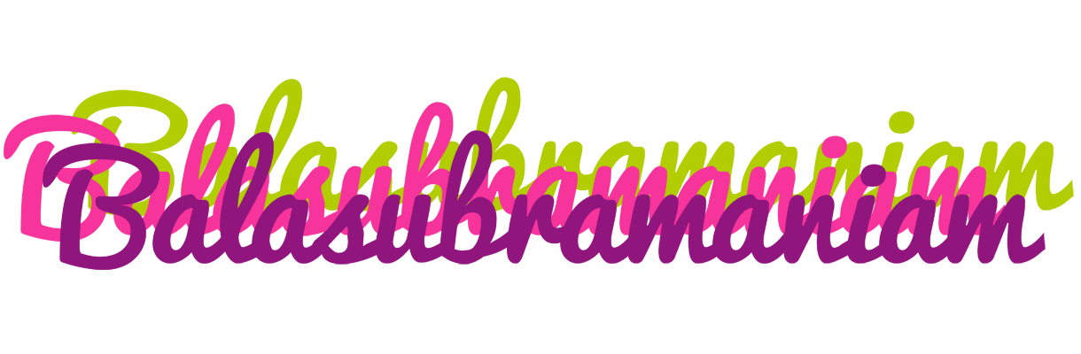 Balasubramaniam flowers logo