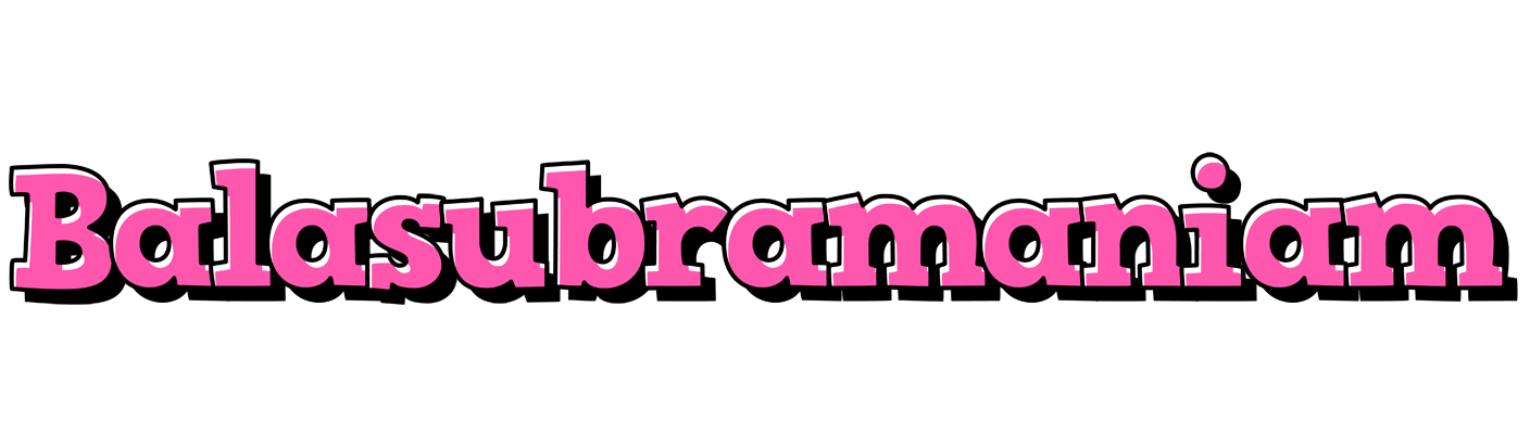 Balasubramaniam girlish logo