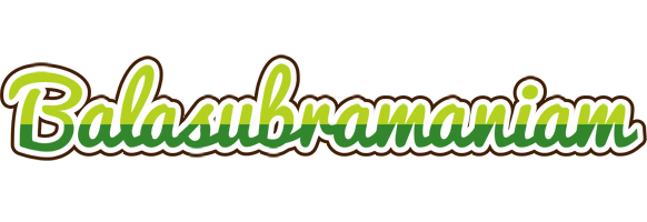 Balasubramaniam golfing logo