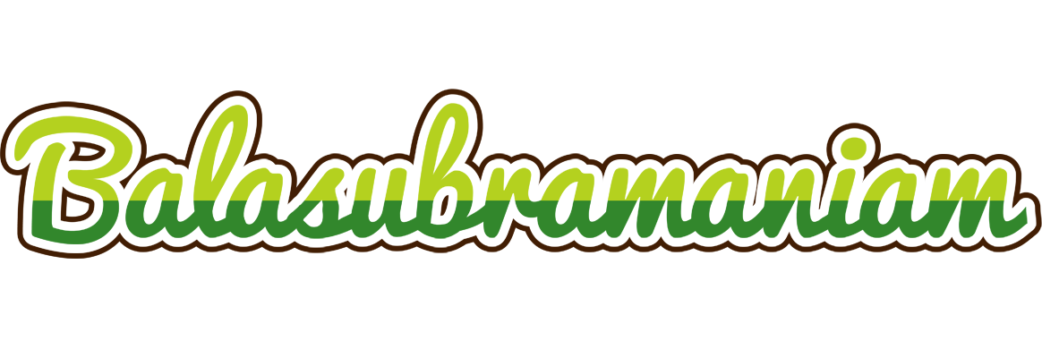 Balasubramaniam golfing logo
