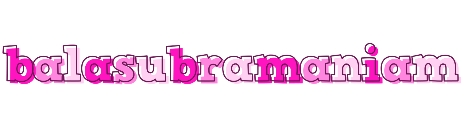 Balasubramaniam hello logo