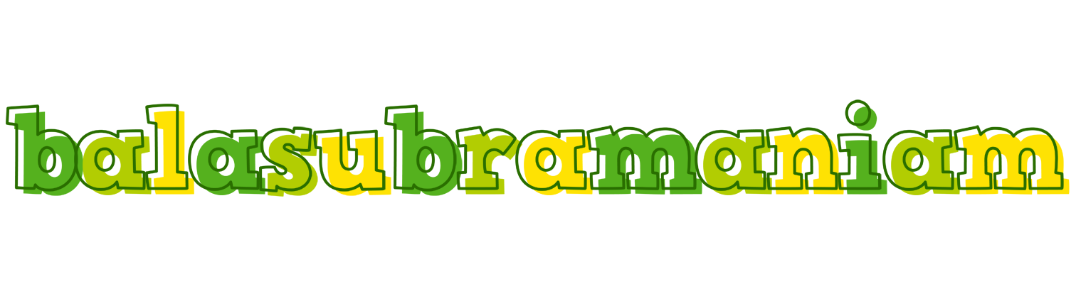 Balasubramaniam juice logo