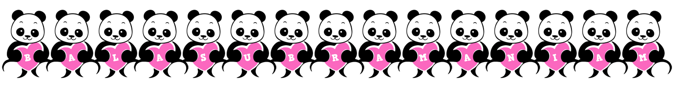 Balasubramaniam love-panda logo