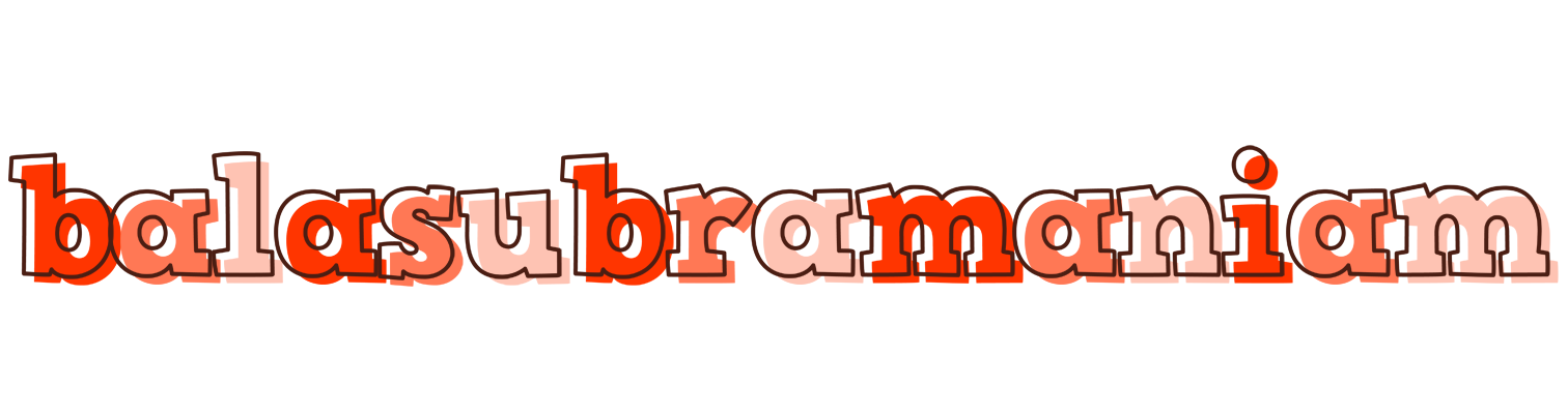 Balasubramaniam paint logo